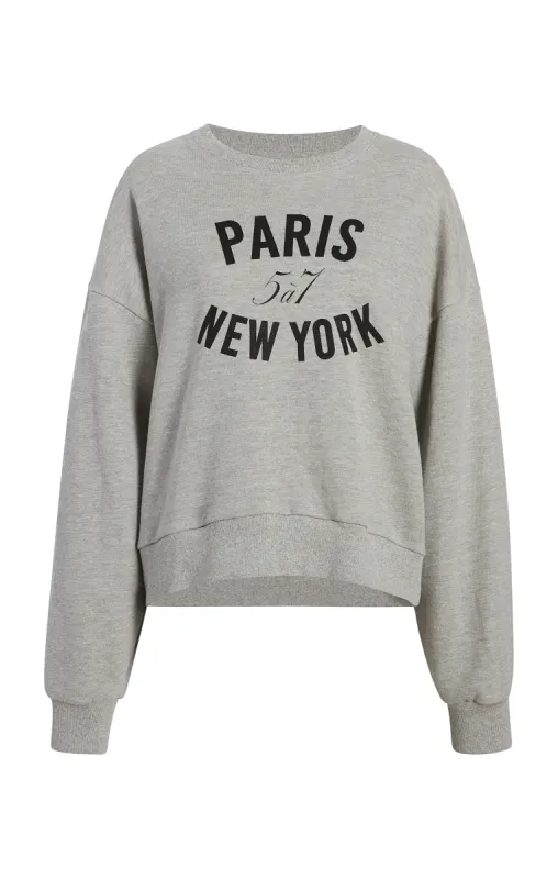 Paris New York Brandy Pullover sold by cinq a sept