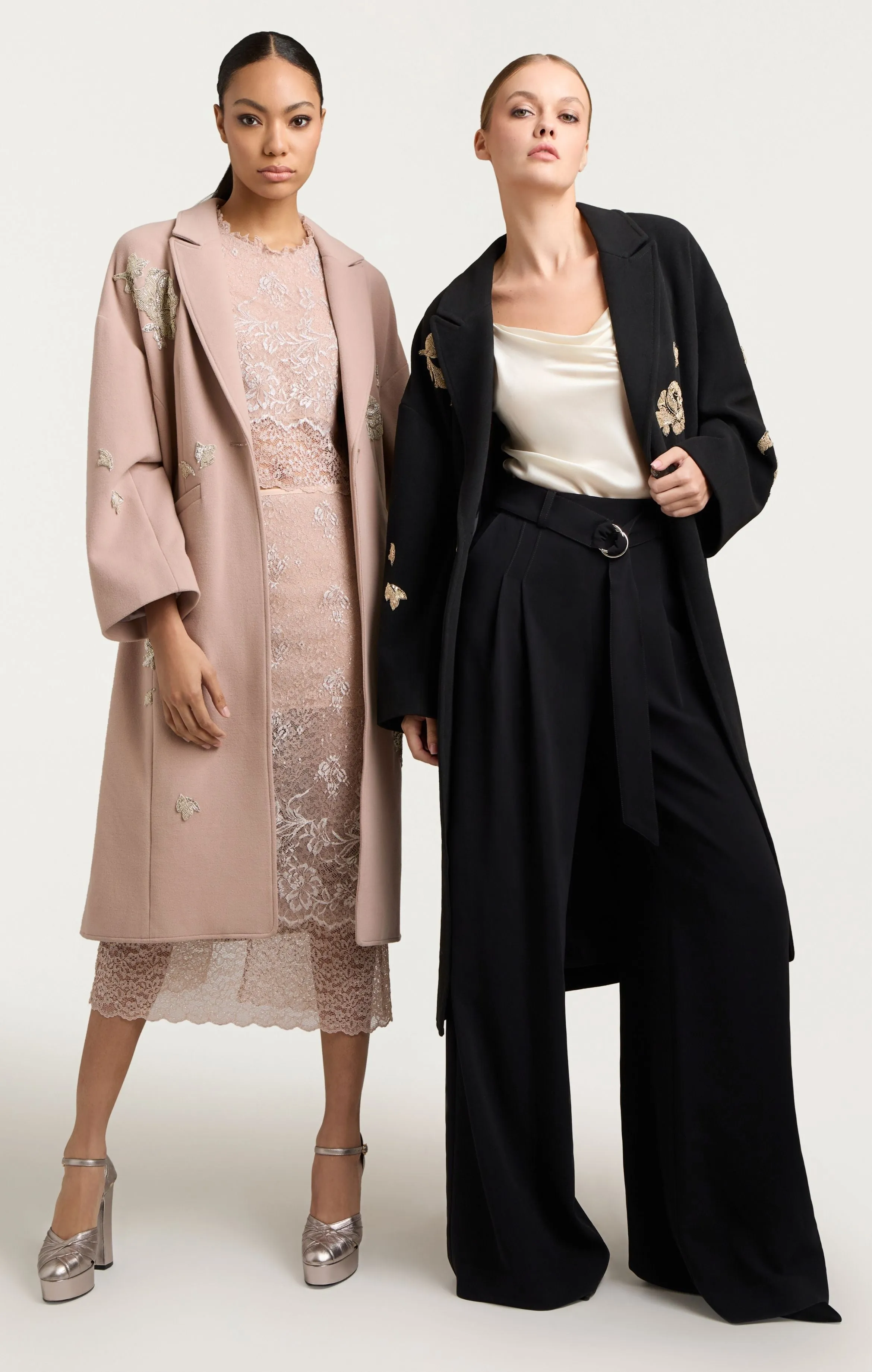 Rose Embellished Gravis Coat sold by cinq a sept product image thumbnail 4