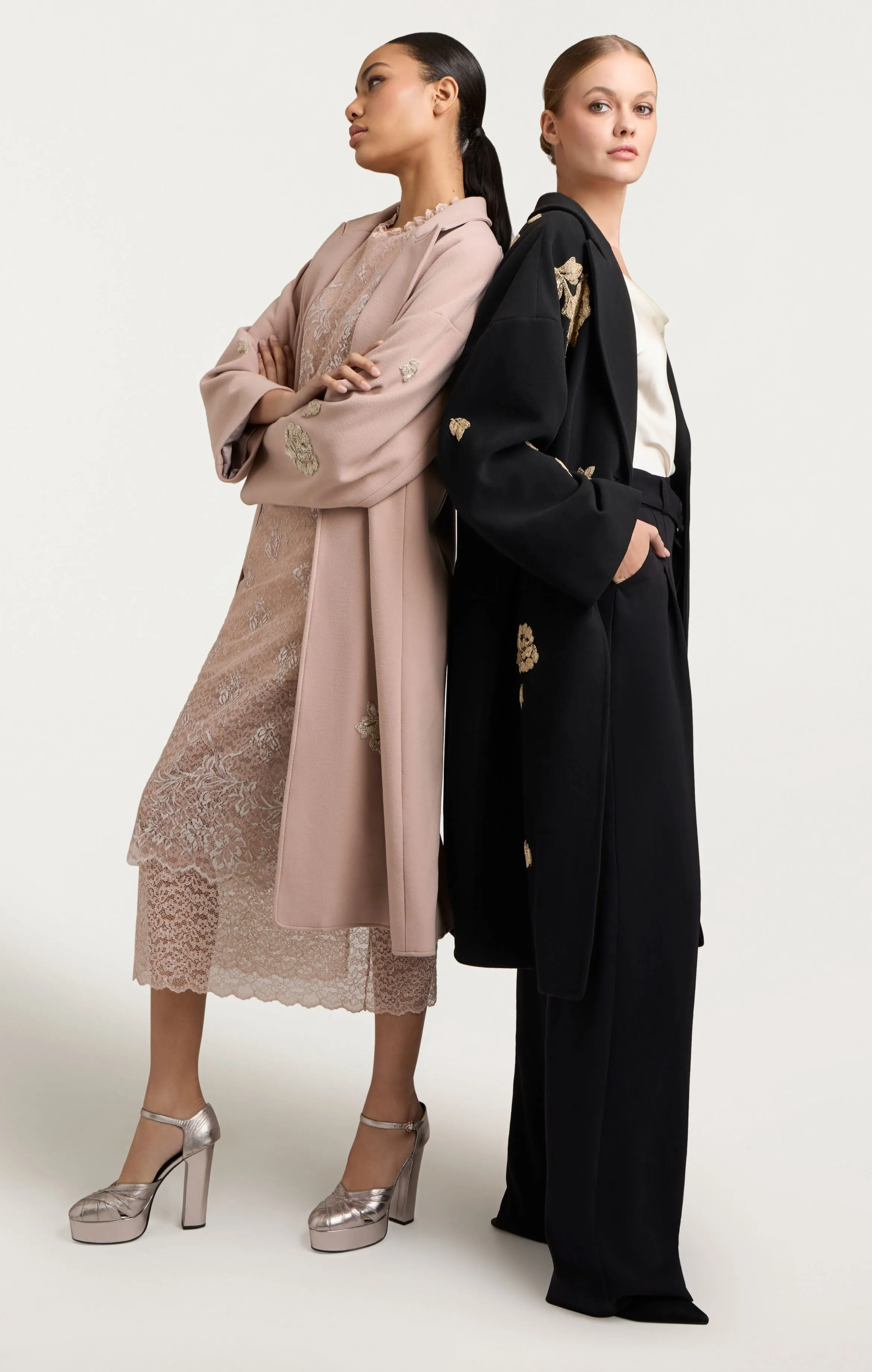 Rose Embellished Gravis Coat sold by cinq a sept product image thumbnail 3