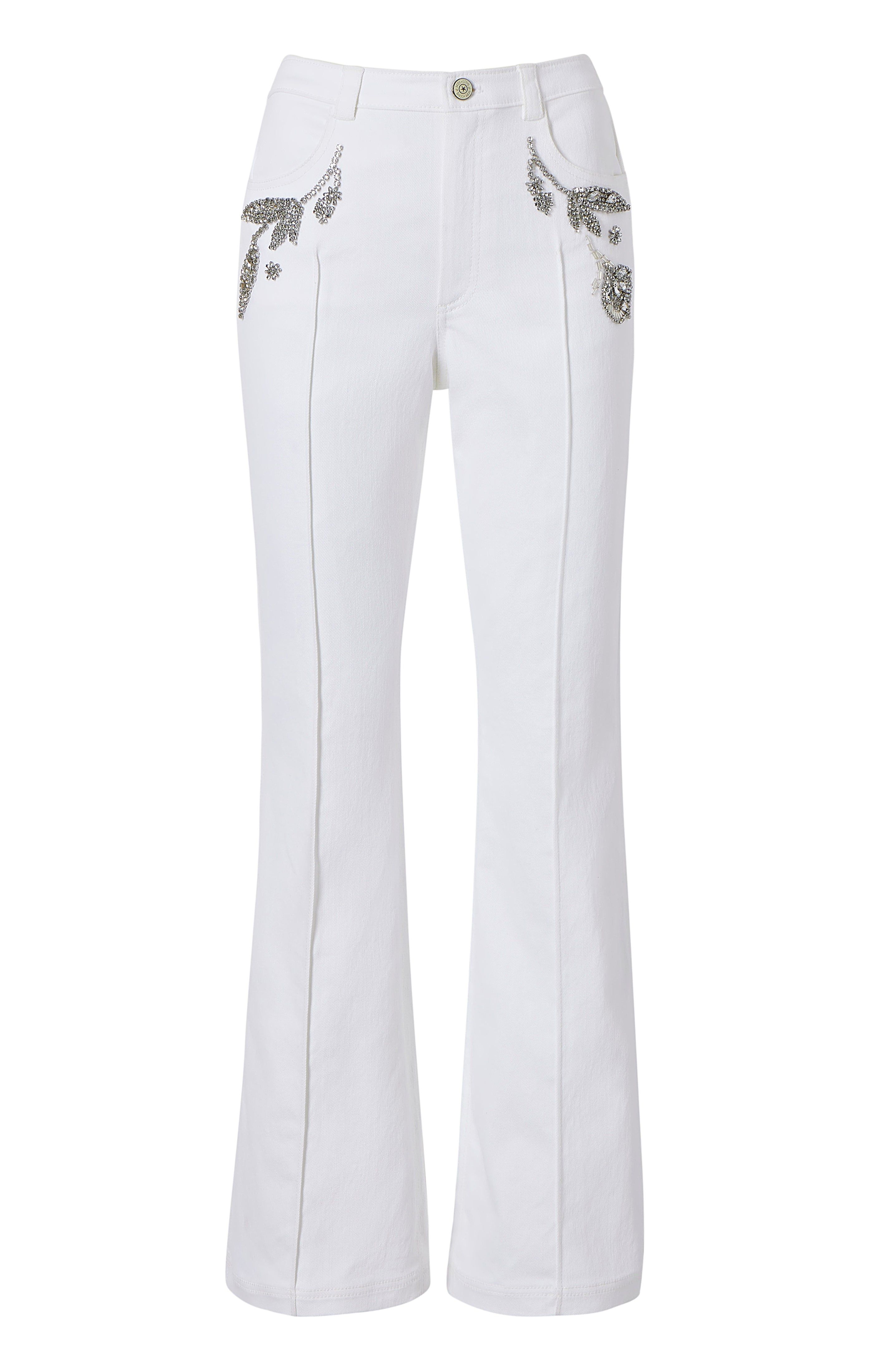 Crystal Floral Haylie Pant sold by cinq a sept