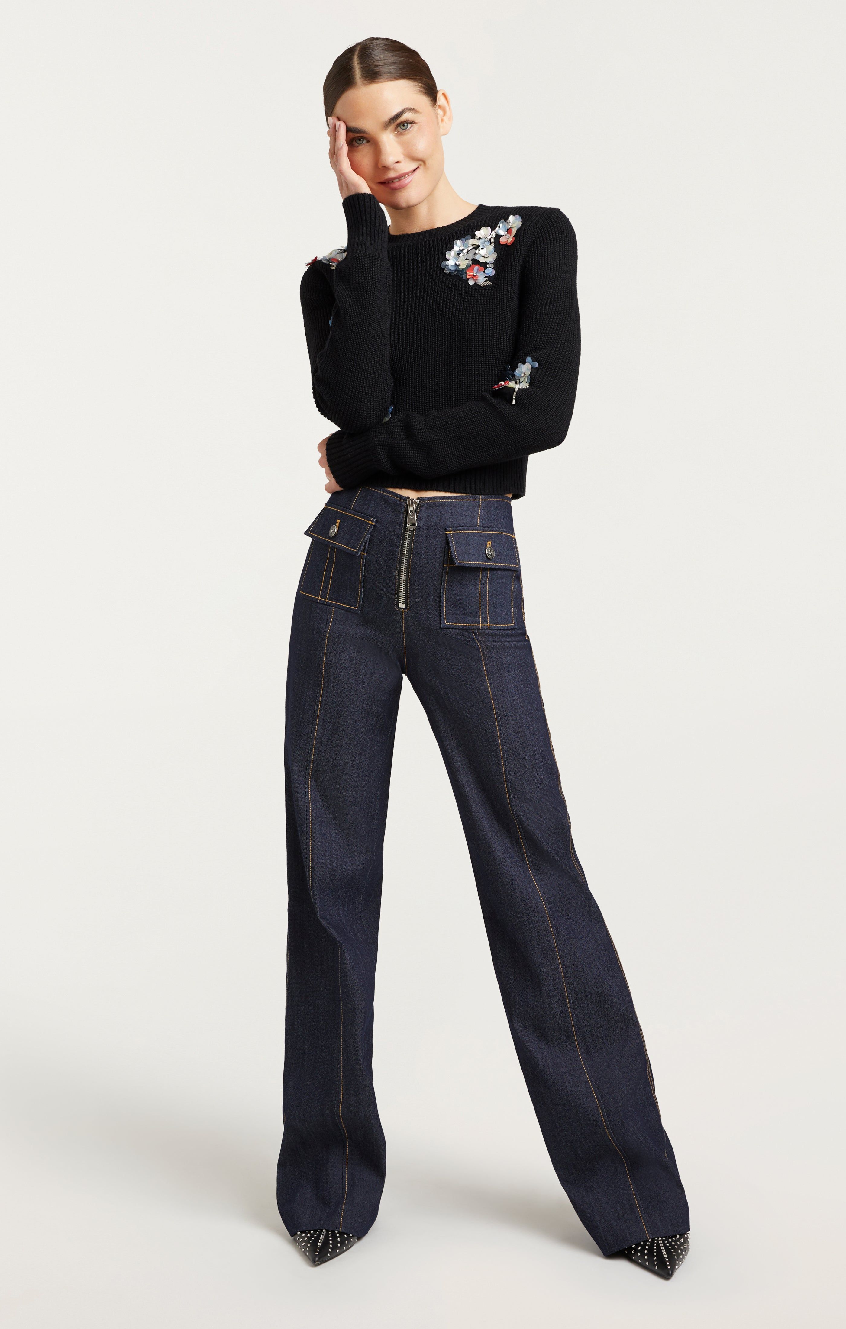 Evie Crewneck sold by cinq a sept product image thumbnail 3