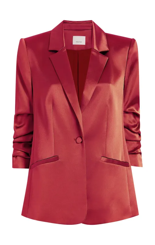 Satin Kylie Blazer made by cinq a sept