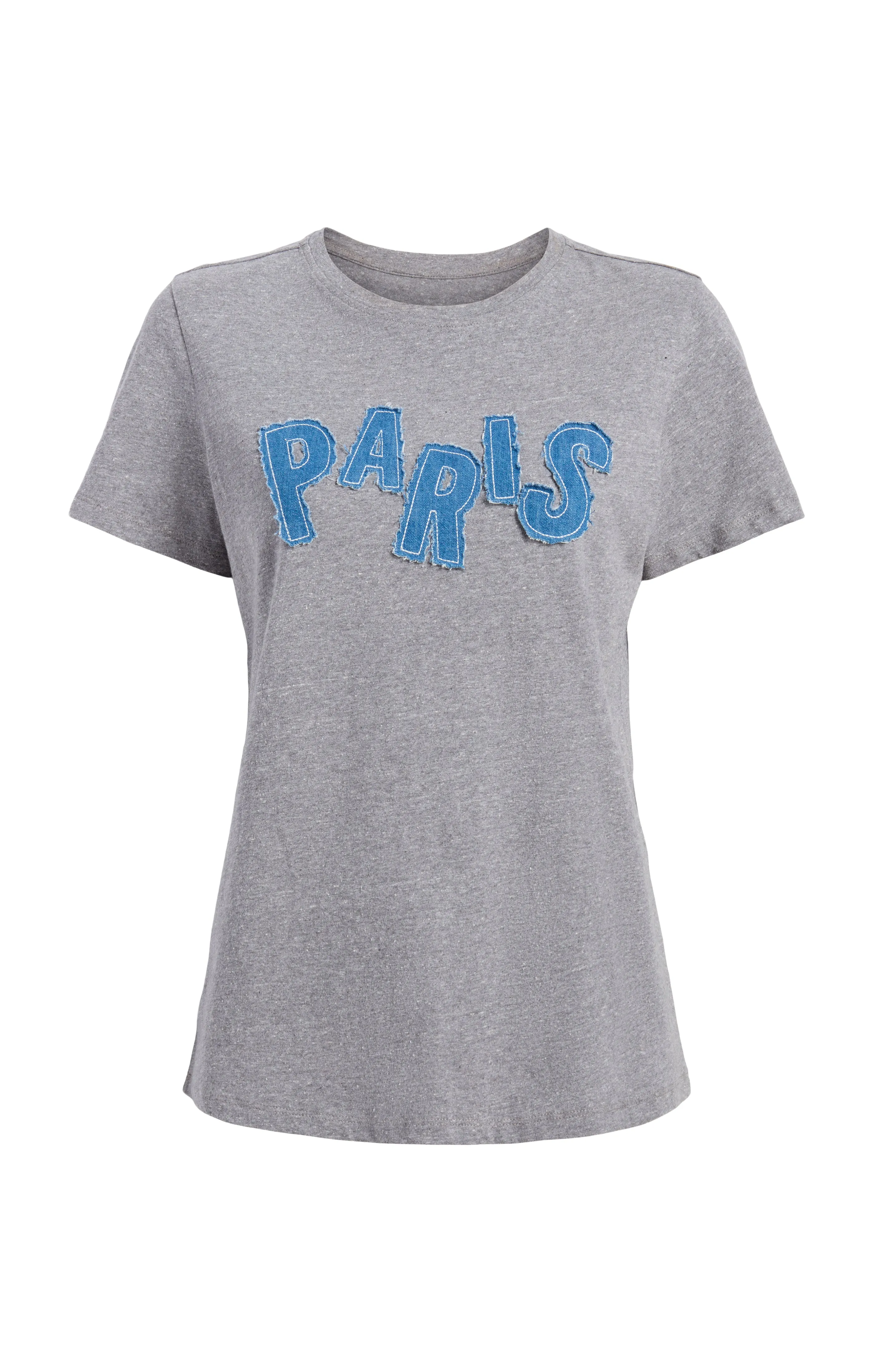 Patched Denim Paris Tee sold by cinq a sept