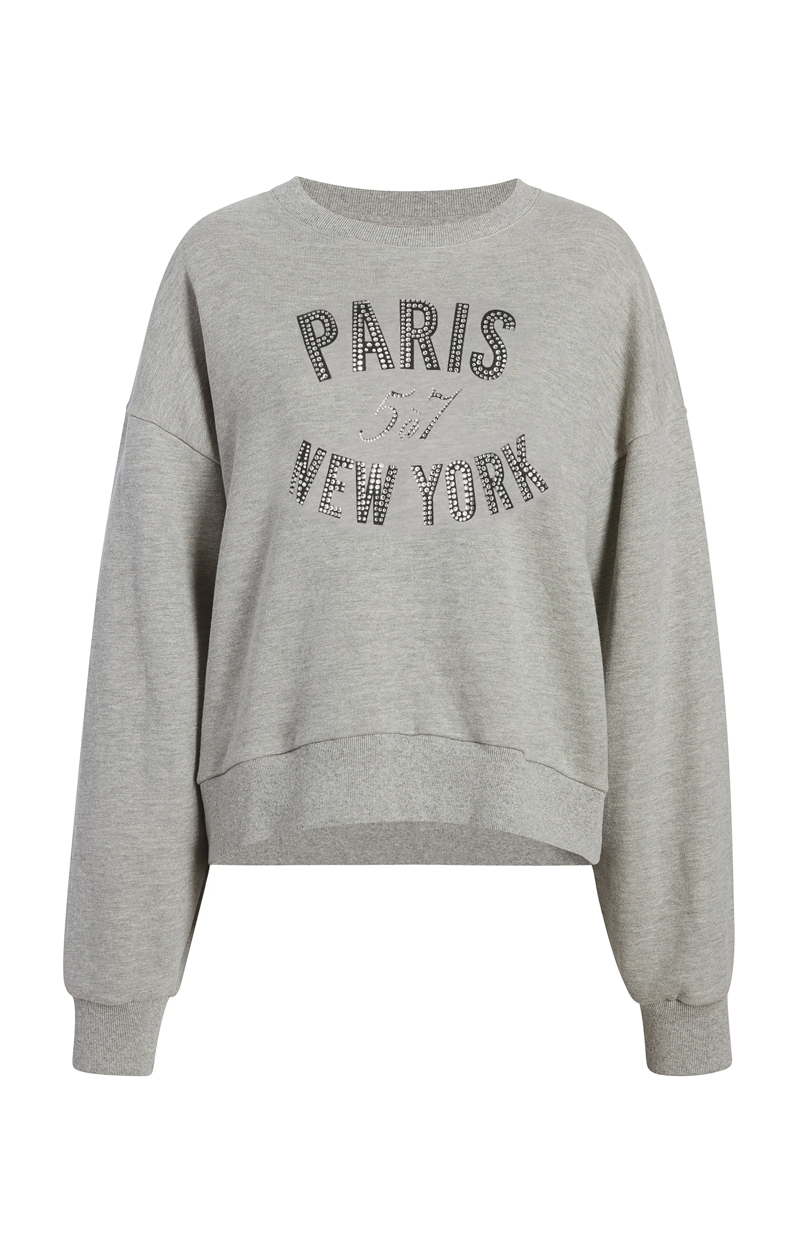Rhinestone Paris New York Brandy Pullover sold by cinq a sept