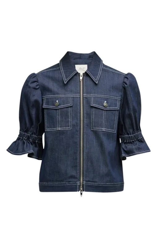 Indigo Holly Jacket sold by cinq a sept