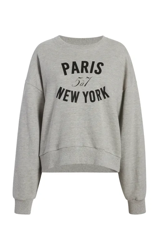 Paris New York Brandy Pullover sold by cinq a sept