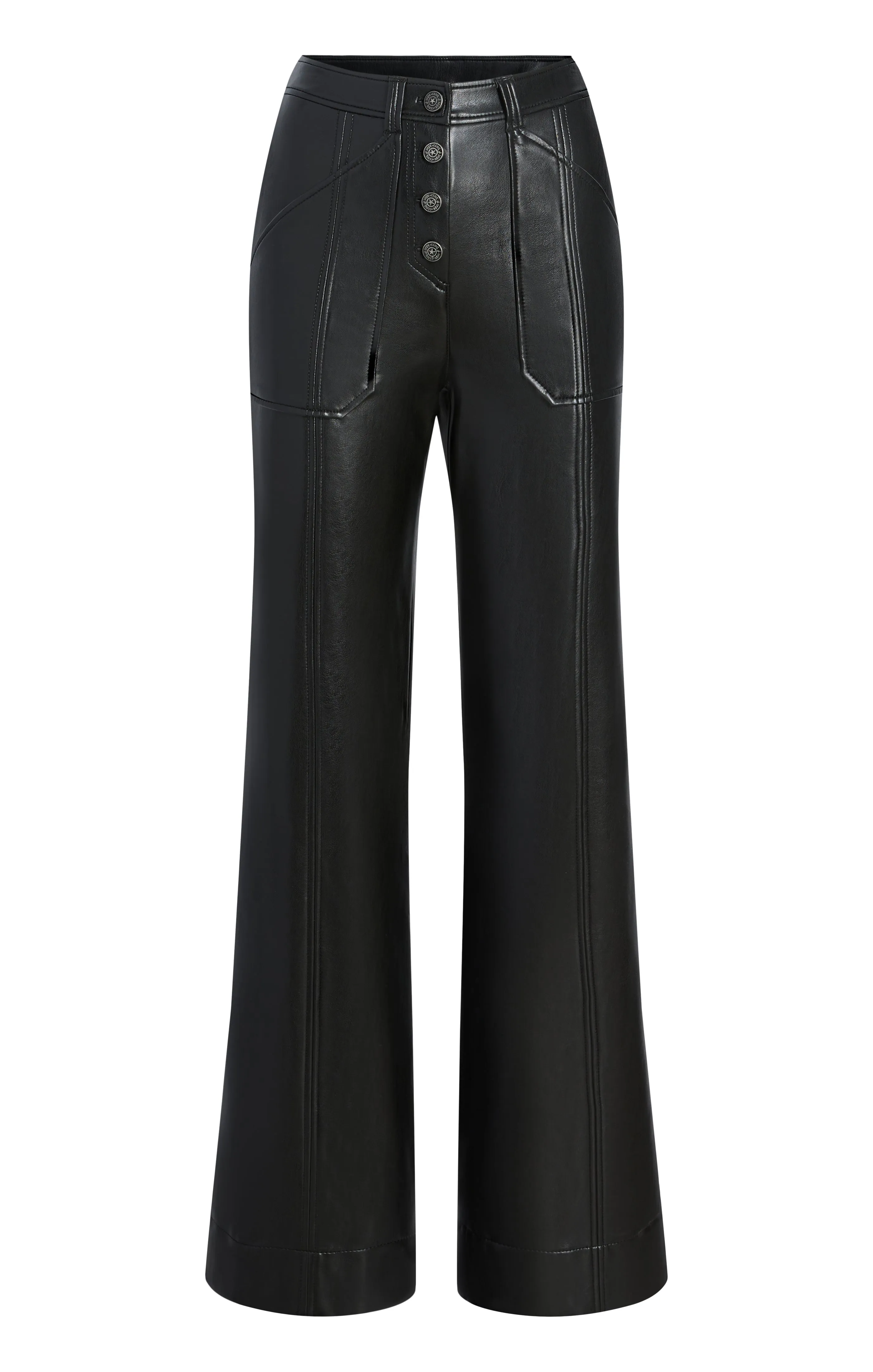 Vegan Leather Long Benji Pant sold by cinq a sept