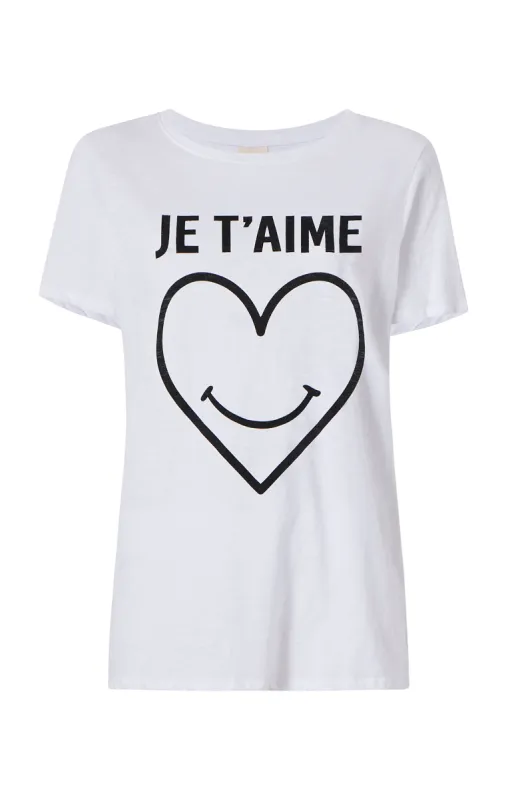 Smiling Heart Tee sold by cinq a sept