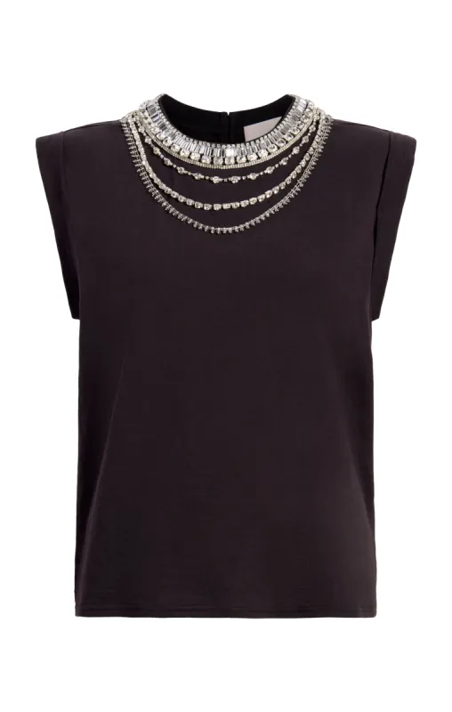 Layered Necklace Bella Tee sold by cinq a sept