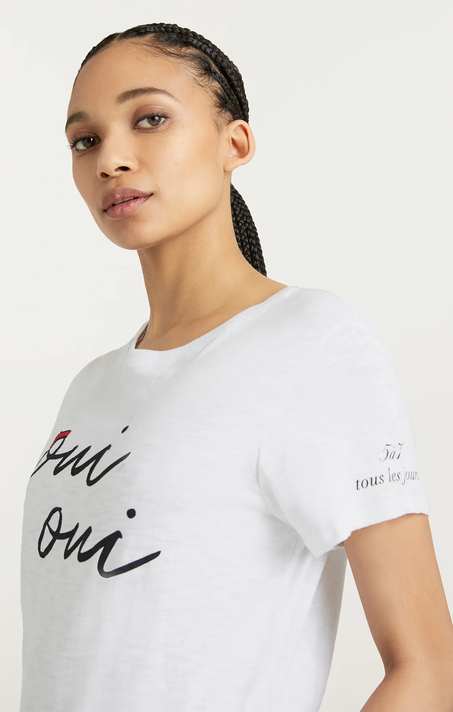 Shrunken Oui Oui Tee sold by cinq a sept product image thumbnail 4