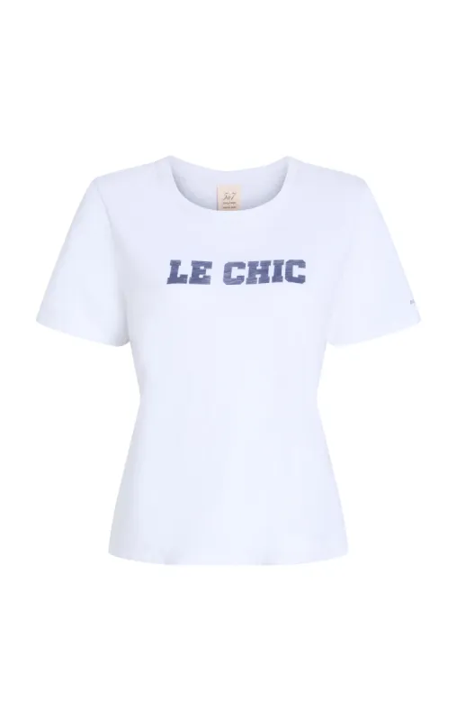 Le Chic Shrunken Tee sold by cinq a sept