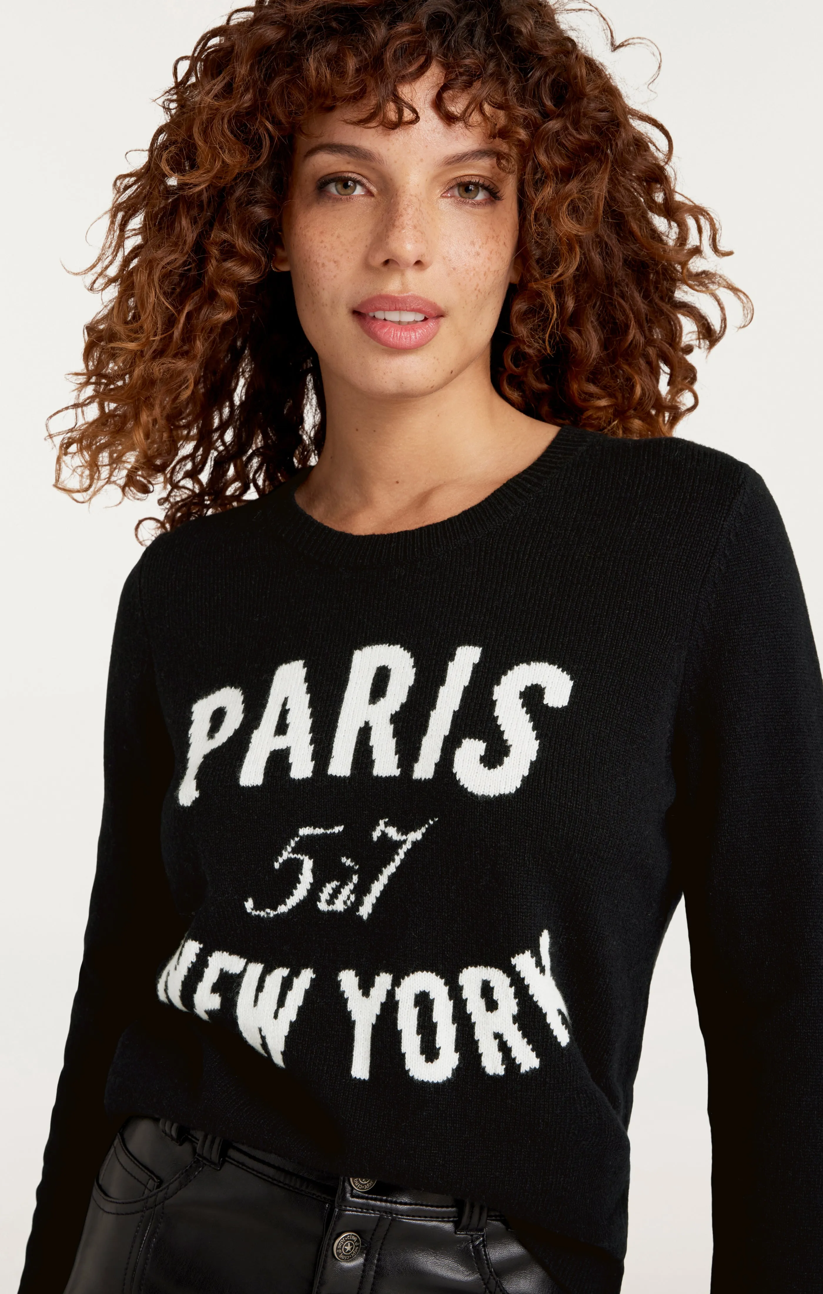 Paris New York Graphic Crewneck Pullover sold by cinq a sept product image thumbnail 5