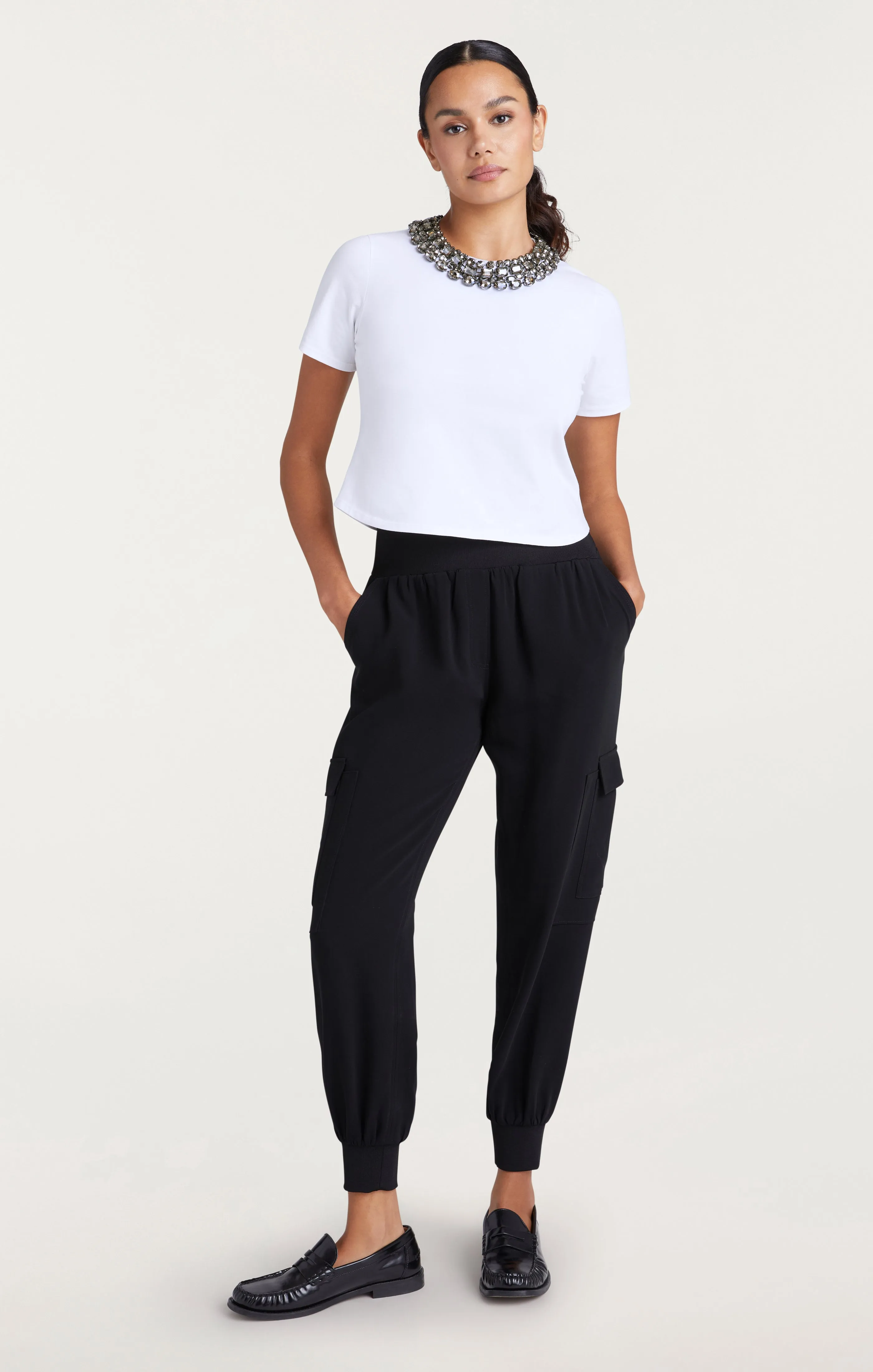 Chunky Necklace Shrunken Tee sold by cinq a sept product image thumbnail 2