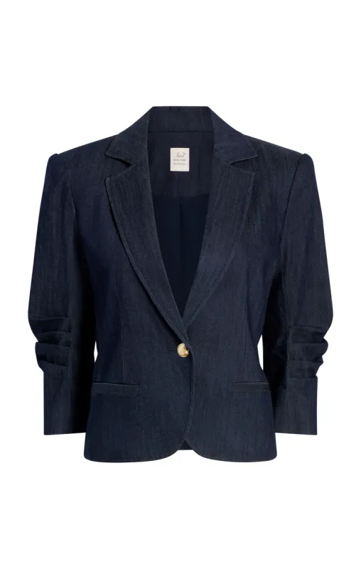 Petit Denim Khloe Blazer sold by cinq a sept