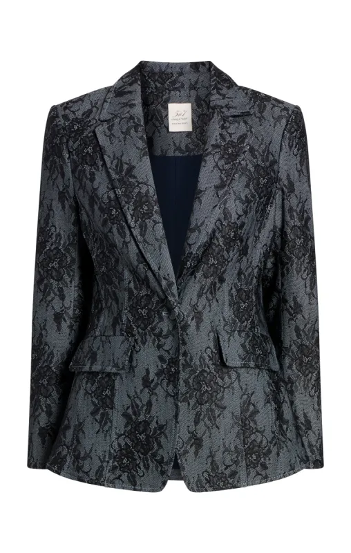 Bonded Lace Sallie Blazer sold by cinq a sept