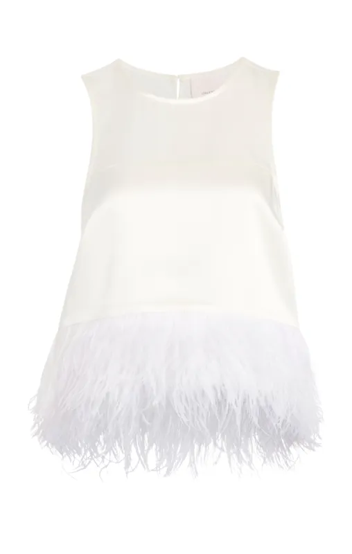 Smooth Satin Charisse Top sold by cinq a sept