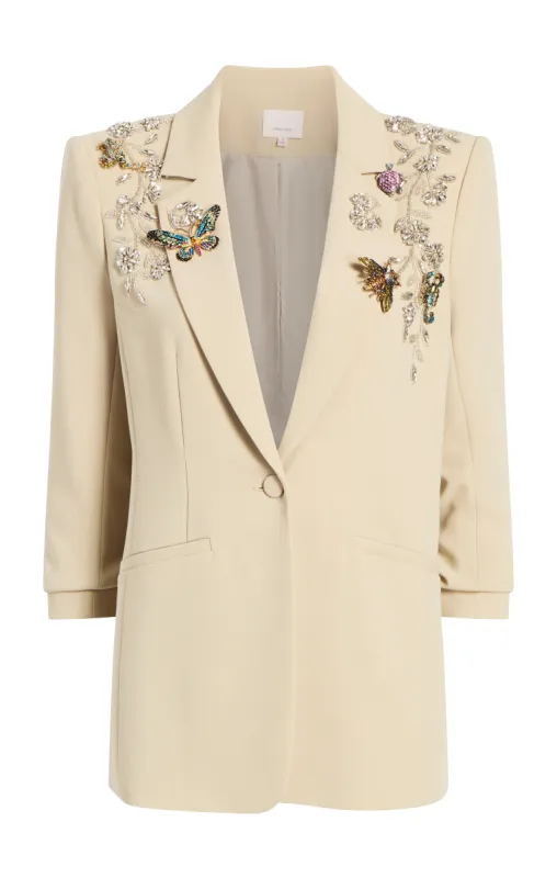 Diamond Vines Khloe Blazer sold by cinq a sept