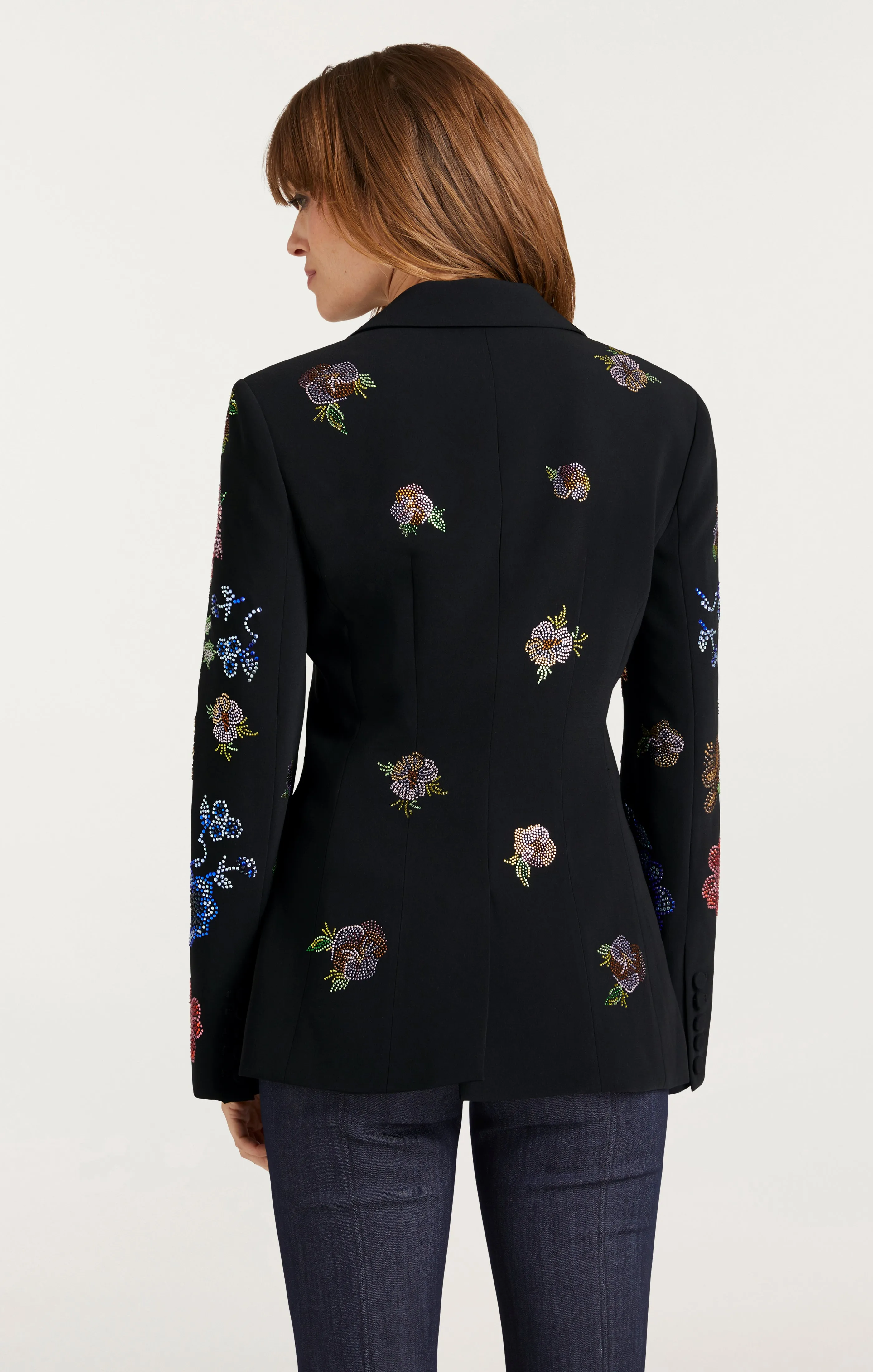 Heatset Pansy Garden Cheyenne Blazer sold by cinq a sept product image thumbnail 5