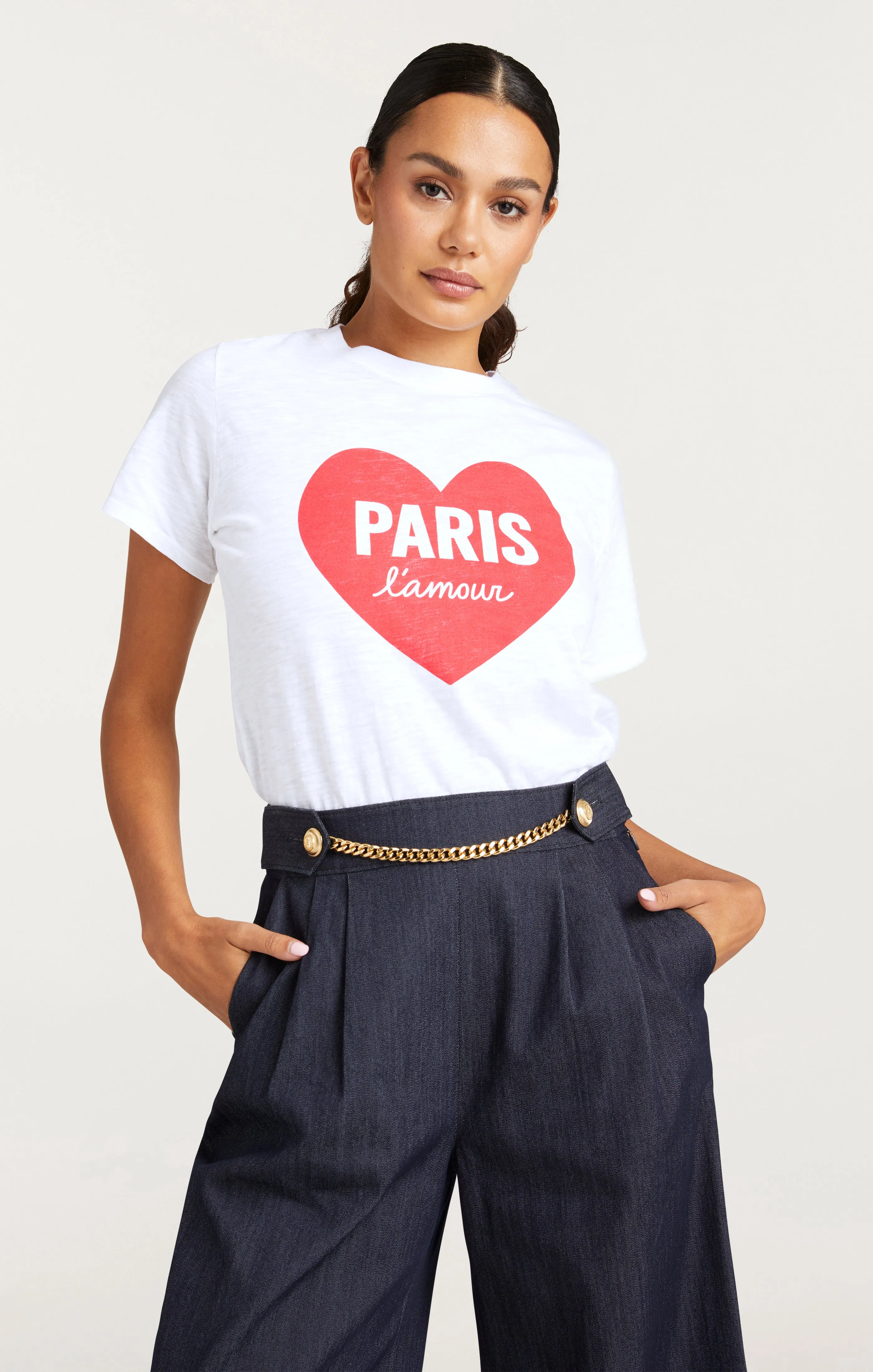 Paris Lamour Heart Tee sold by cinq a sept product image thumbnail 3