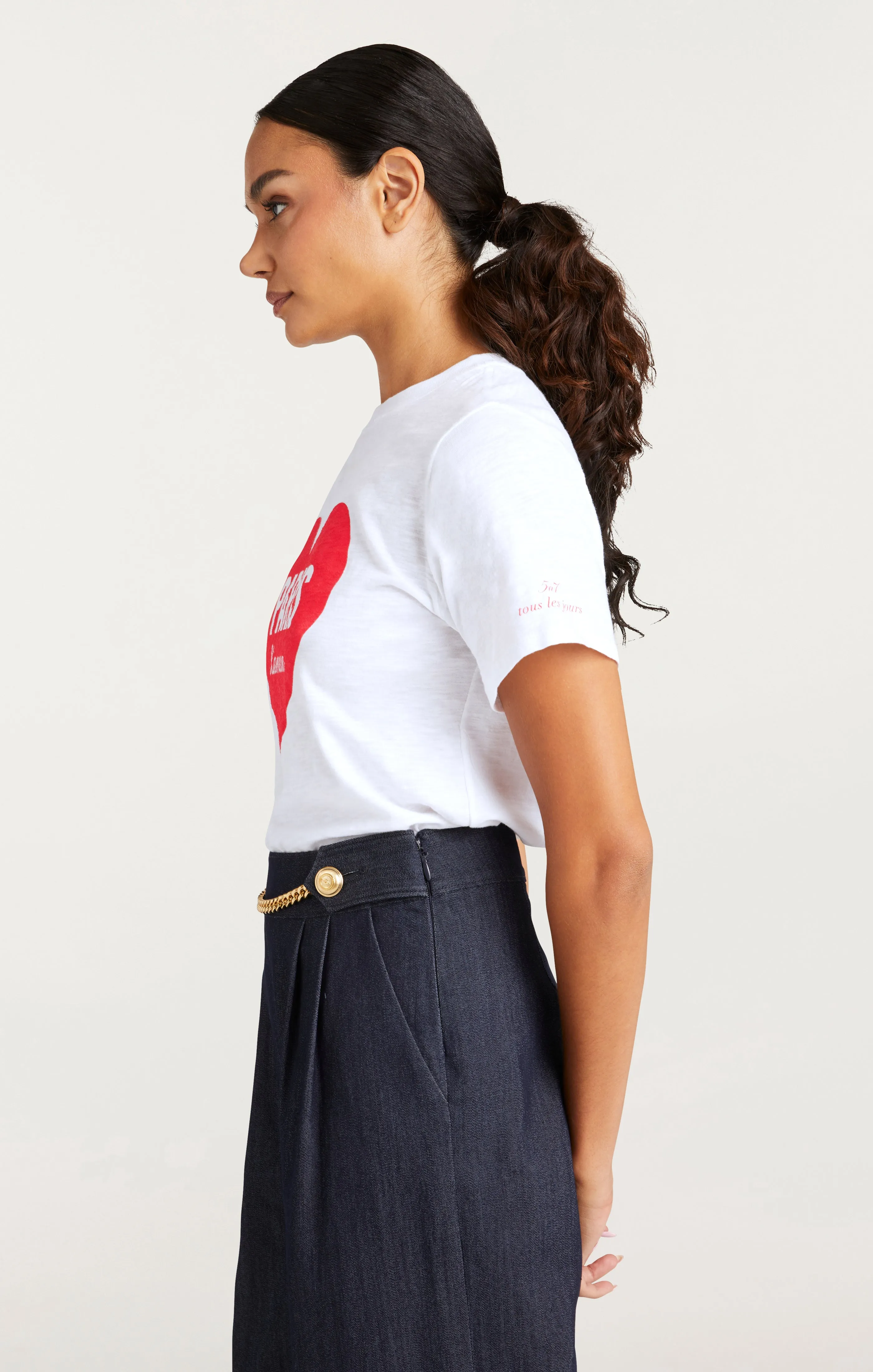 Paris Lamour Heart Tee sold by cinq a sept product image thumbnail 4
