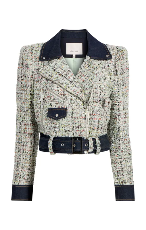Anya Boucle Zoe Jacket sold by cinq a sept