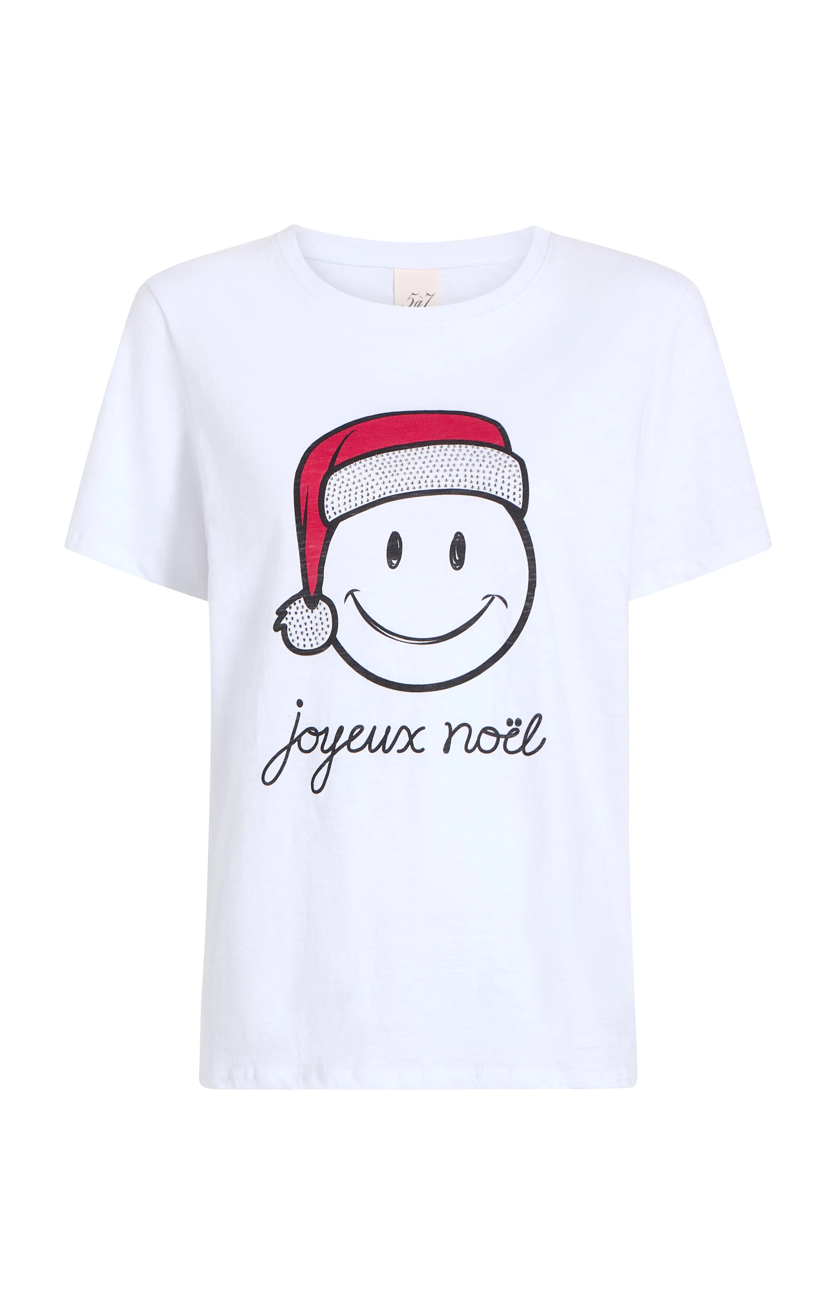 Smiley Joyeux Noel Tee sold by cinq a sept