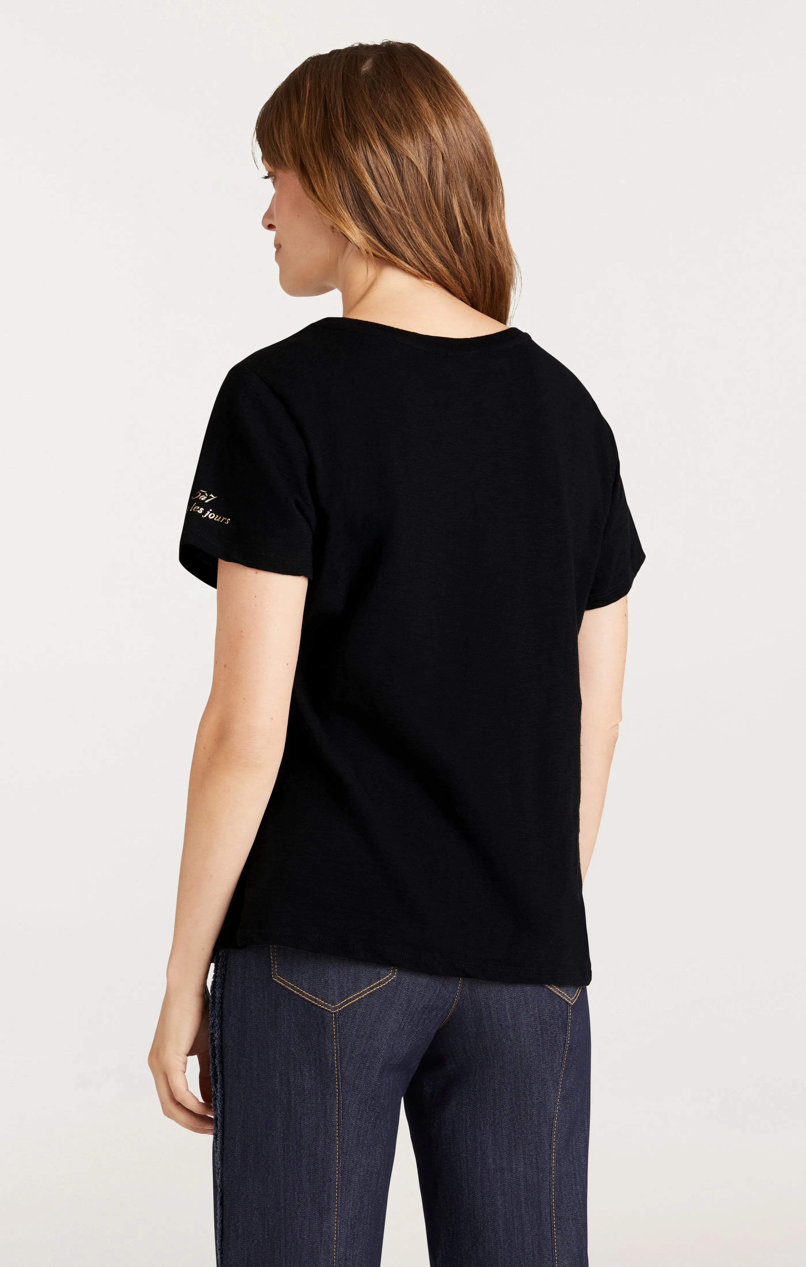 Foiled Joyeux Noel Tee sold by cinq a sept product image thumbnail 3