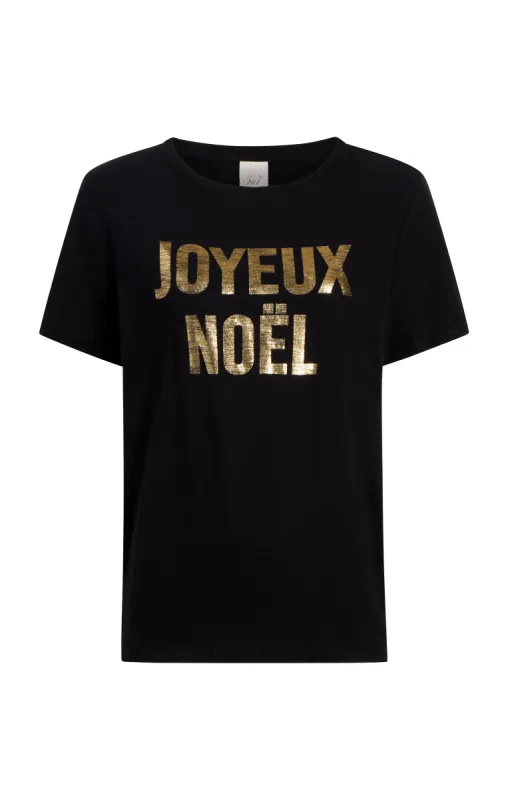 Foiled Joyeux Noel Tee made by cinq a sept