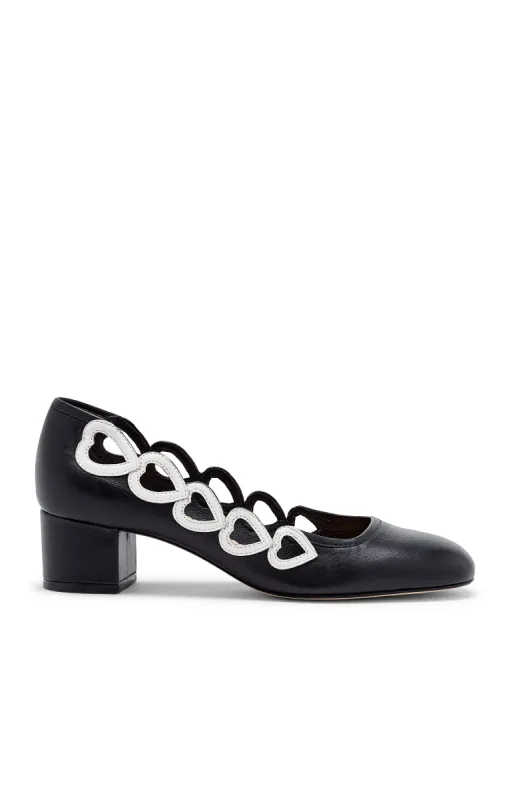 Martine Block Heel Pump sold by cinq a sept