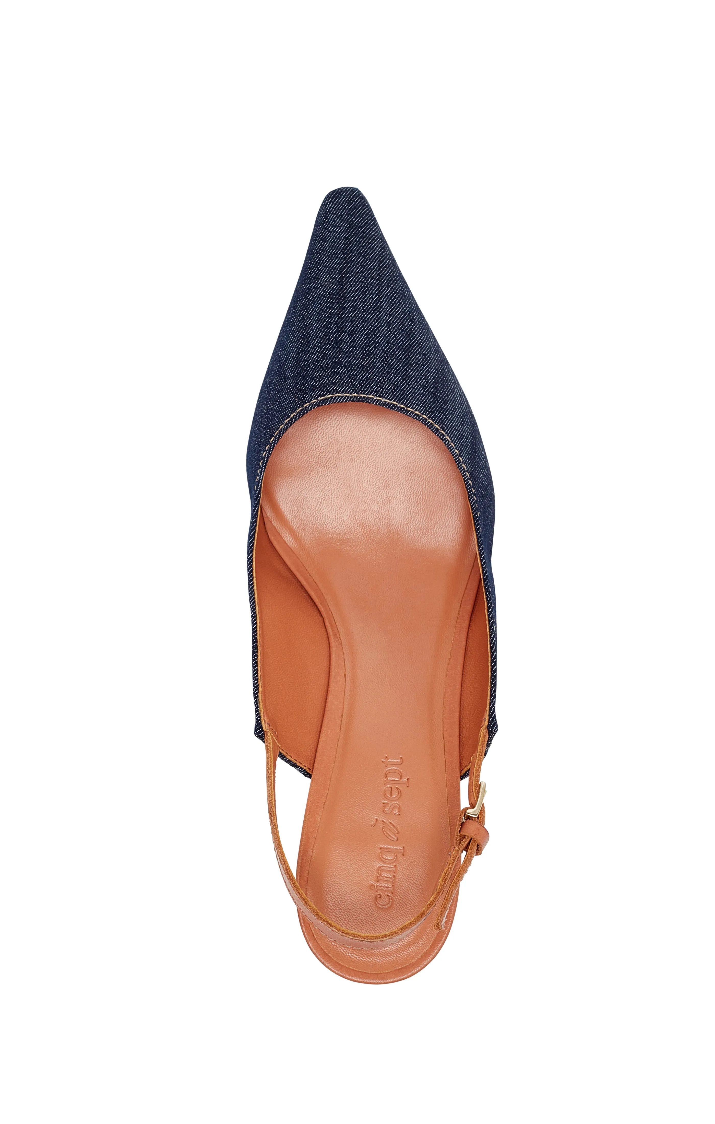 Sylvie Denim Slingback Pump sold by cinq a sept product image thumbnail 3