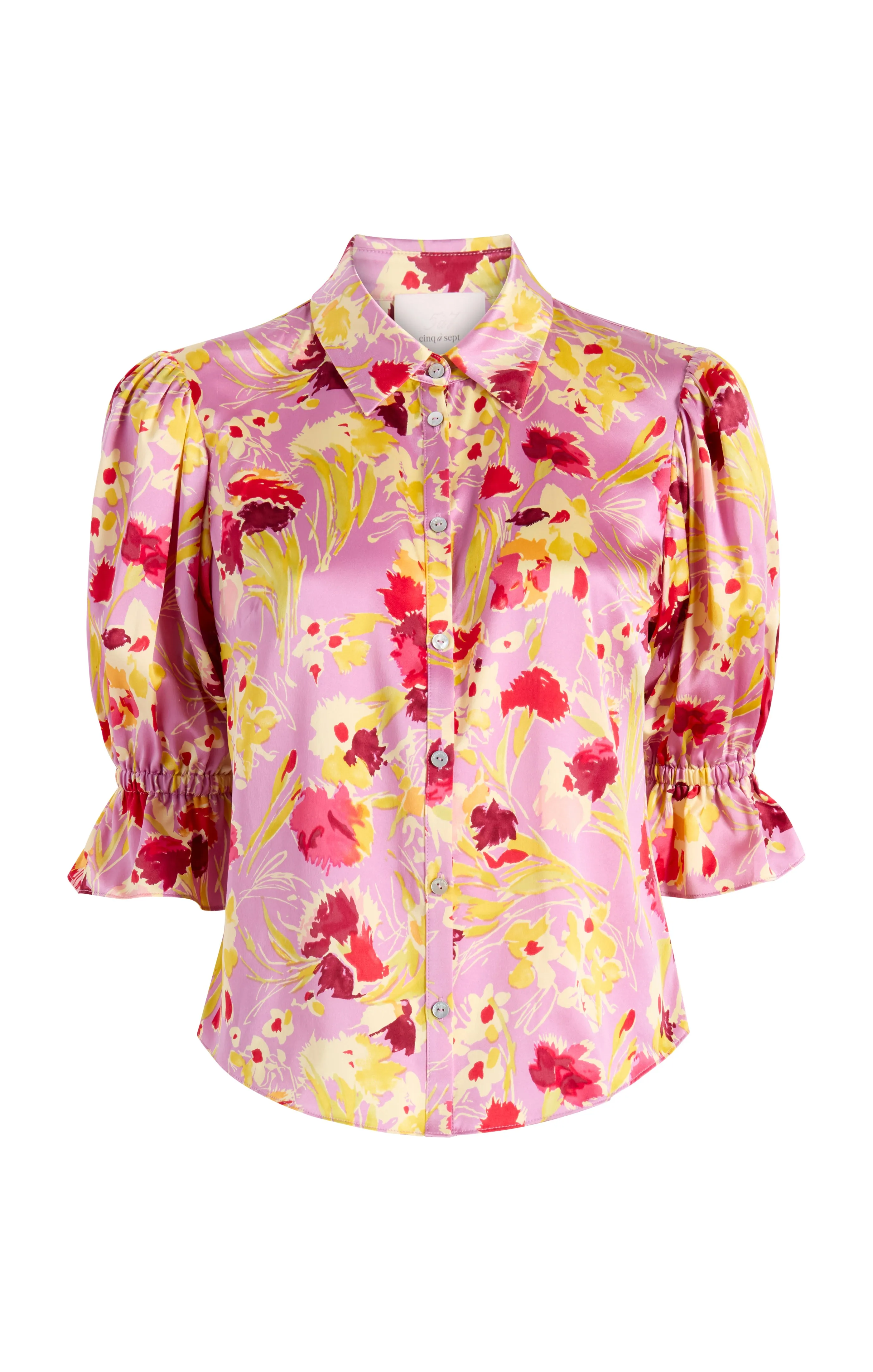 Tossed Floral Fiona Top sold by cinq a sept