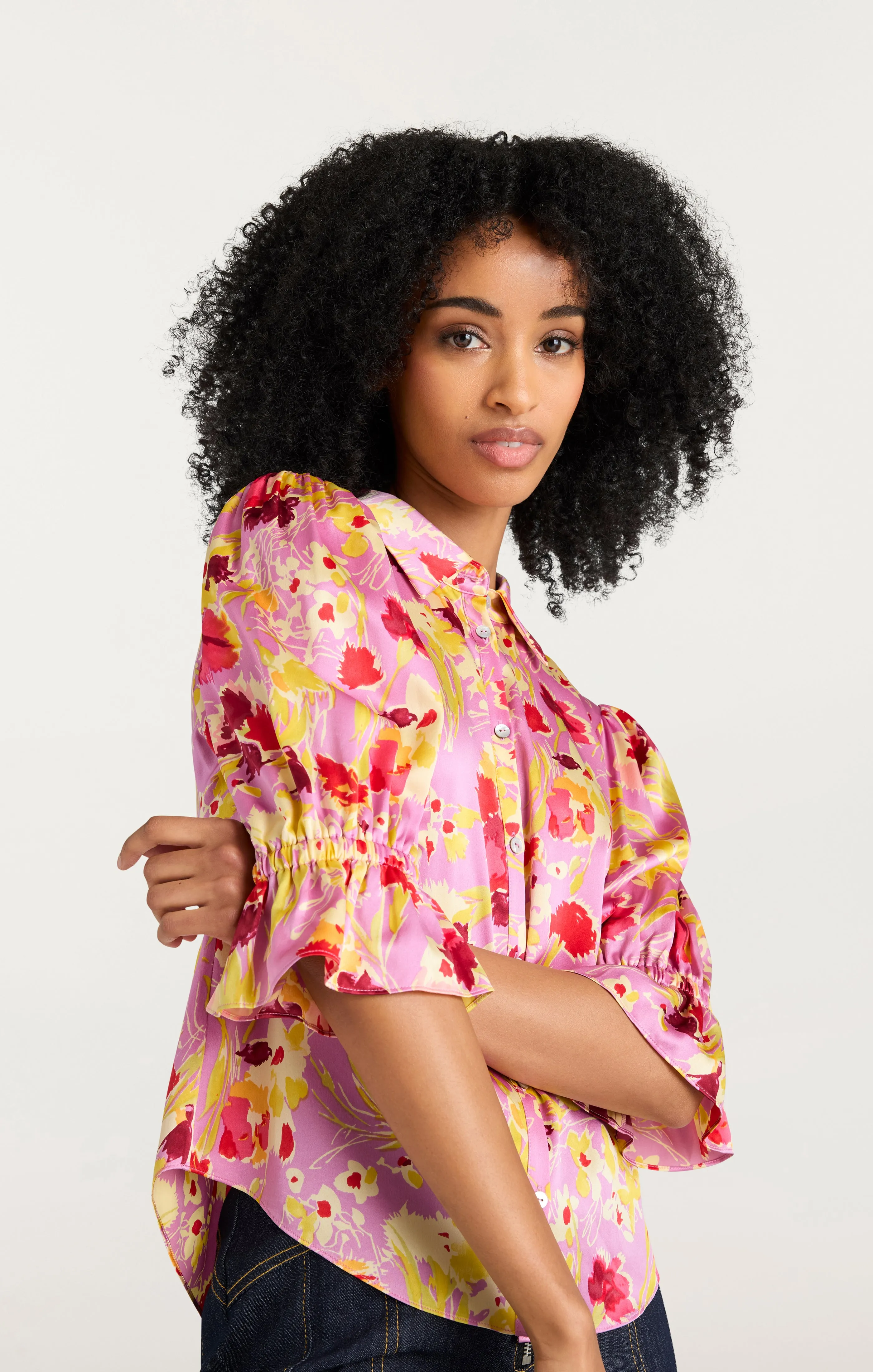 Tossed Floral Fiona Top sold by cinq a sept product image thumbnail 5