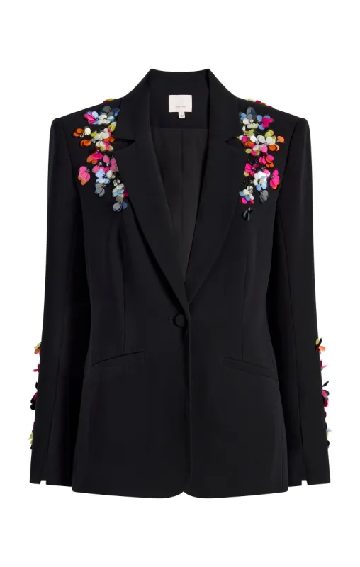 Paillette Vines Cheyenne Blazer sold by cinq a sept