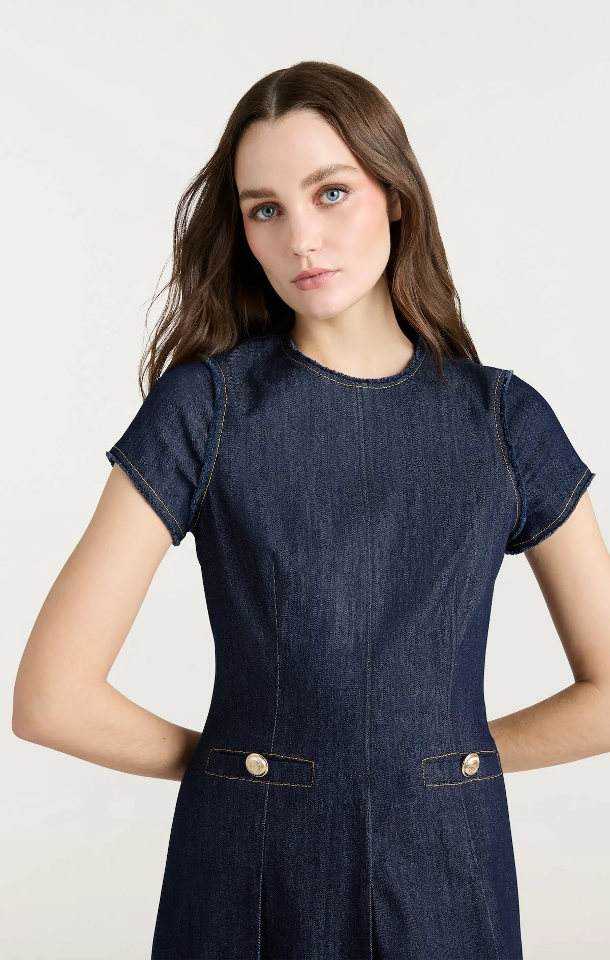 Indigo Nova Jean Dress sold by cinq a sept product image thumbnail 5