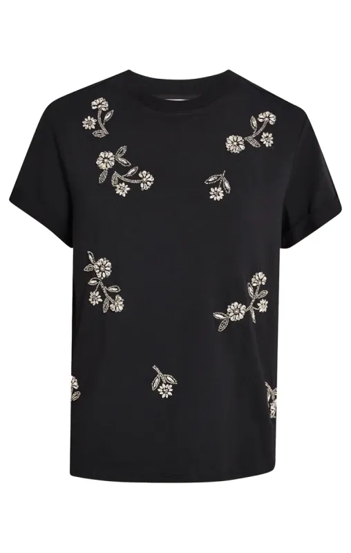 Diamond Vines Washed Bree Tee sold by cinq a sept