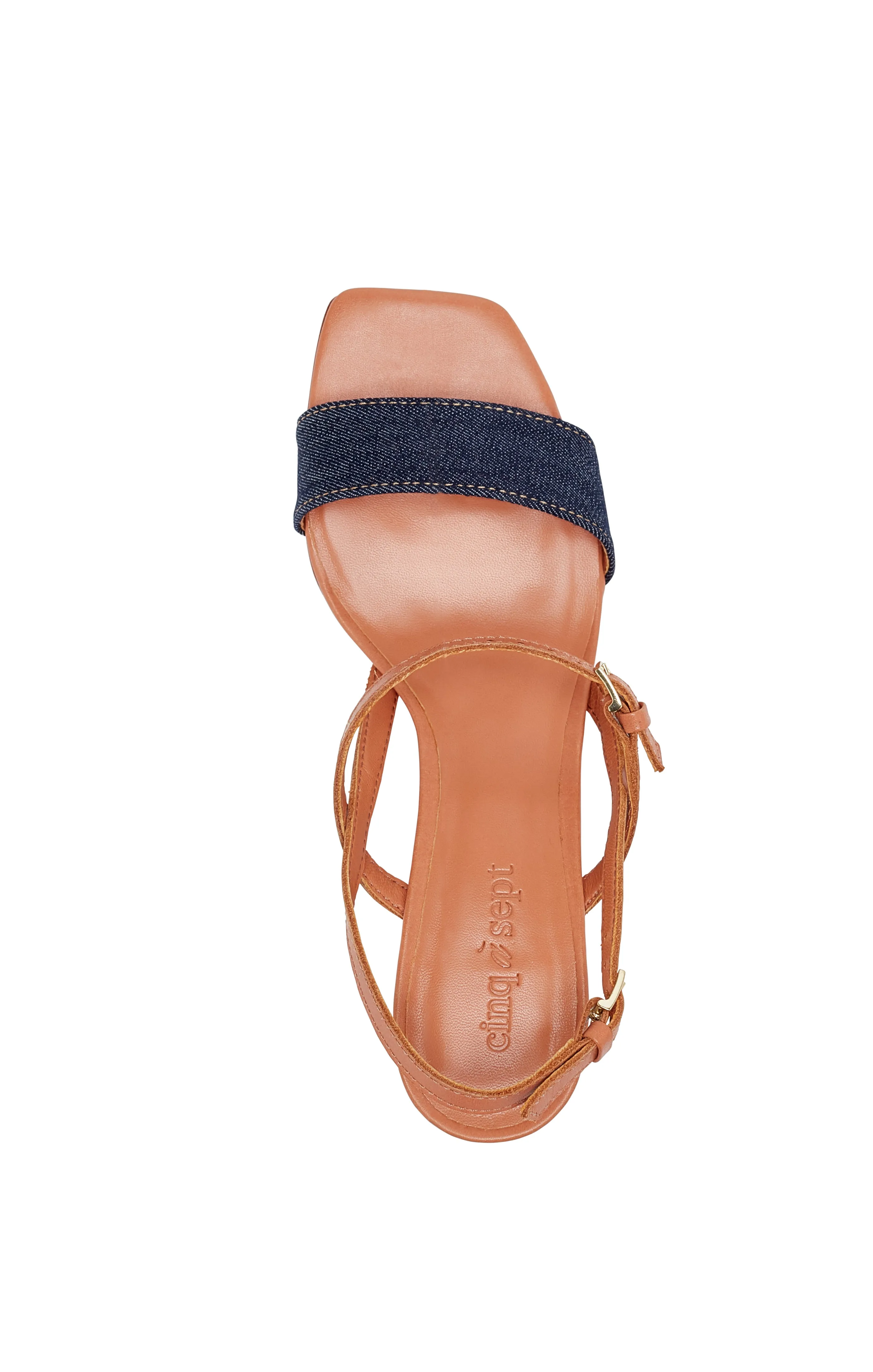 Sophie Denim Ankle Strap Sandal sold by cinq a sept product image thumbnail 3