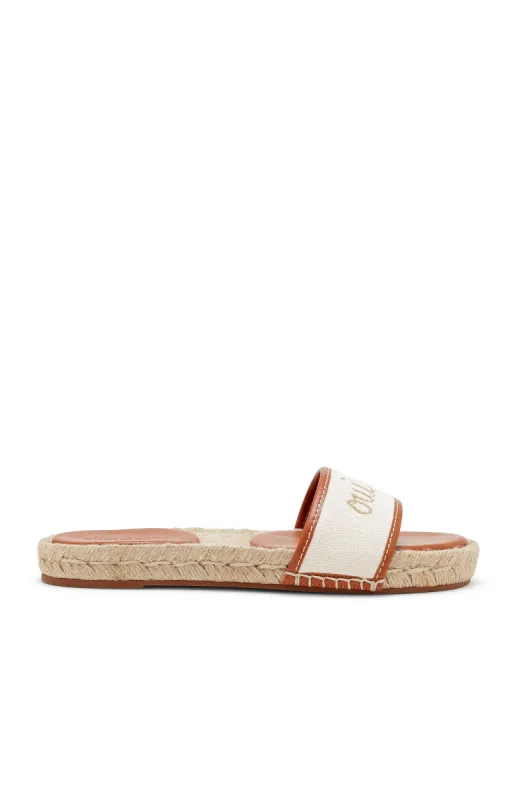 Josephine Canvas Espadrille Slide sold by cinq a sept