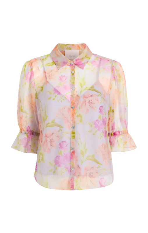 Midnight Tulips Fiona Top sold by cinq a sept