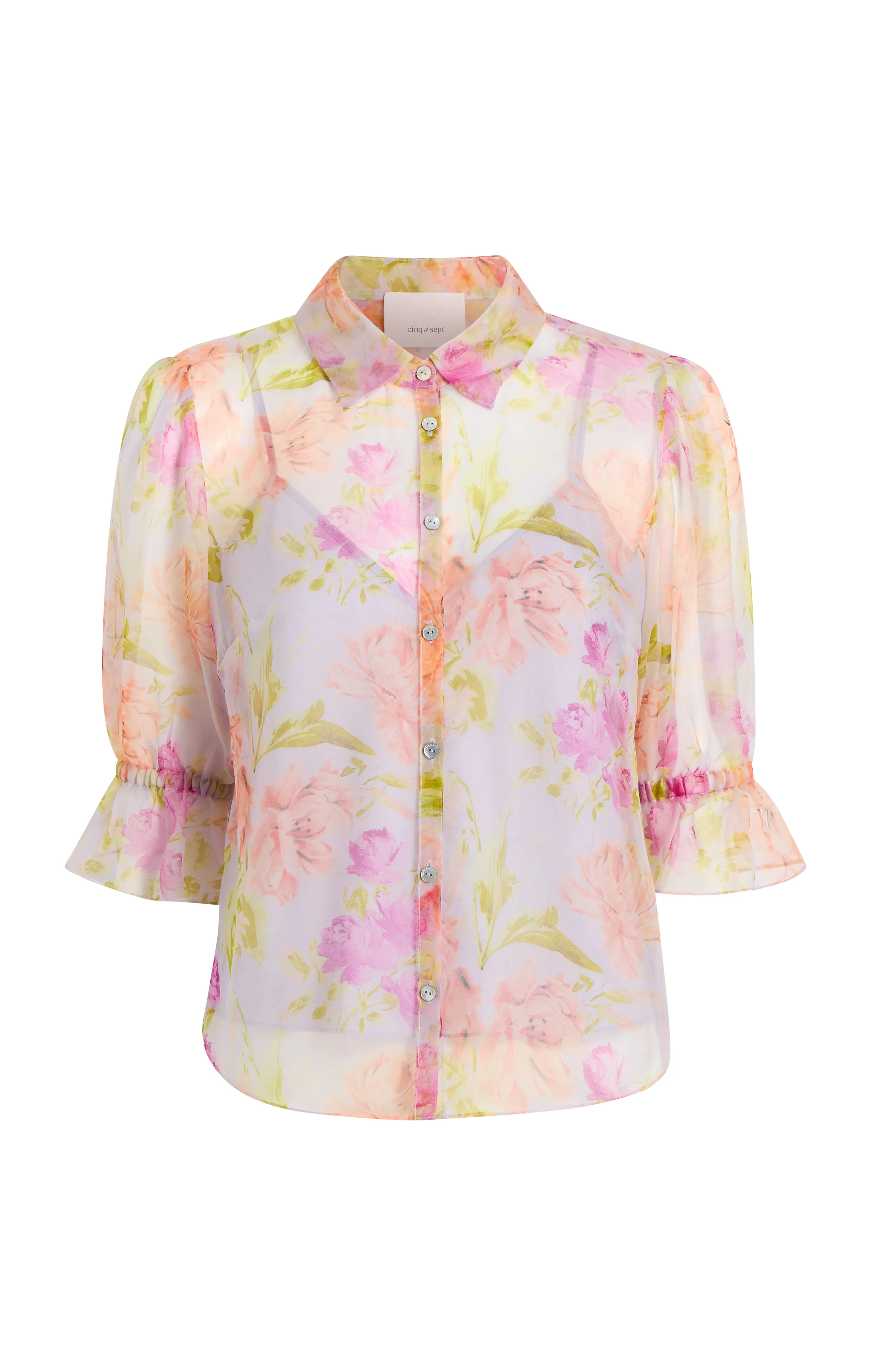 Midnight Tulips Fiona Top sold by cinq a sept