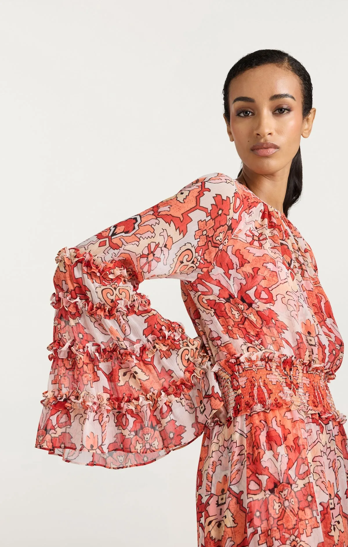 Damask Sunnina Midi Dress sold by cinq a sept product image thumbnail 4
