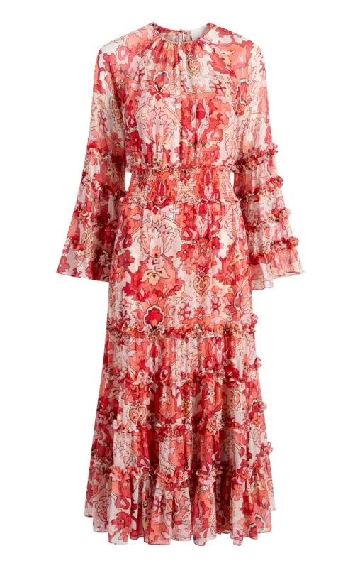Damask Sunnina Midi Dress made by cinq a sept