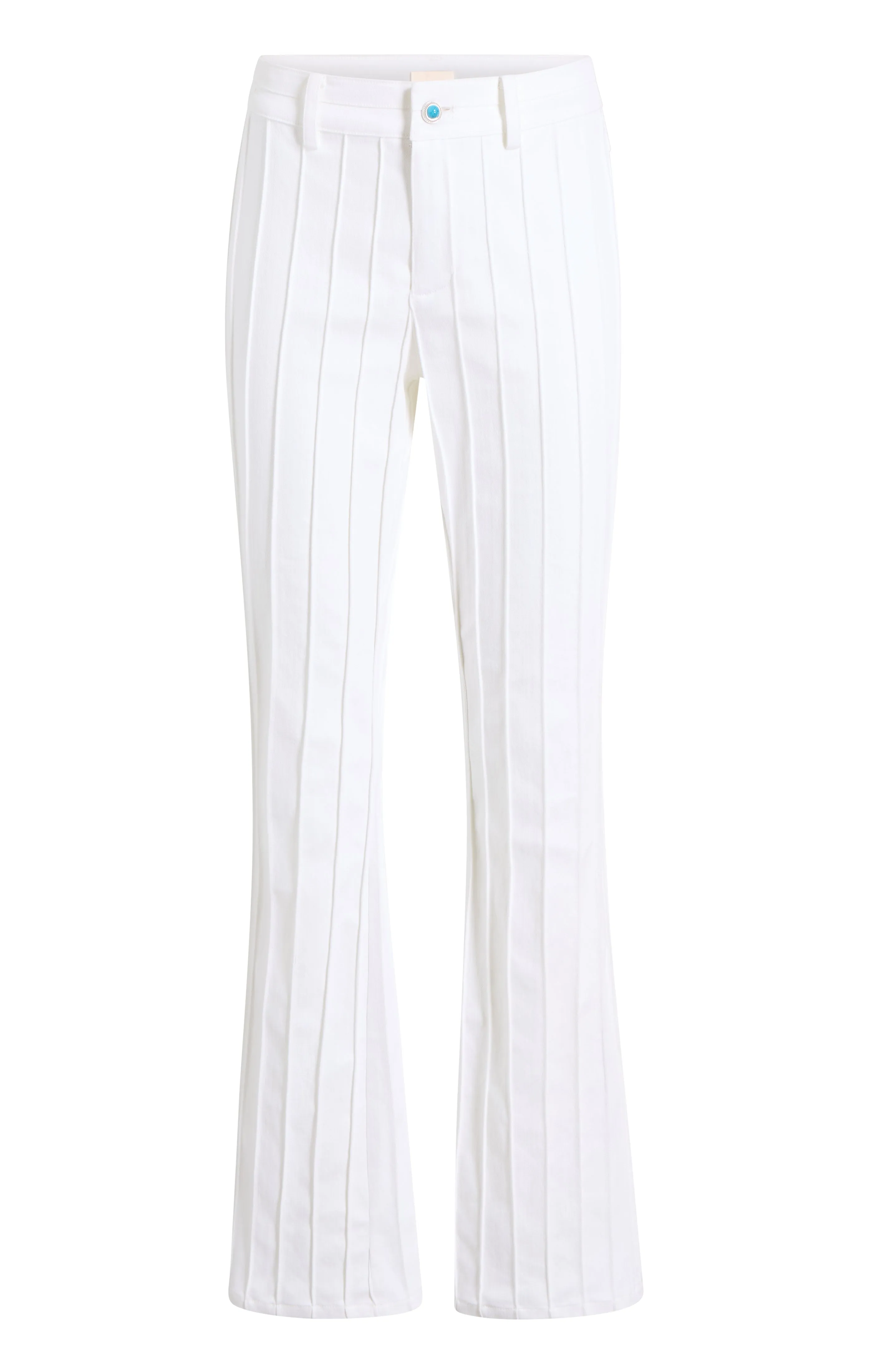 Turquoise Embellished Alina Pant sold by cinq a sept