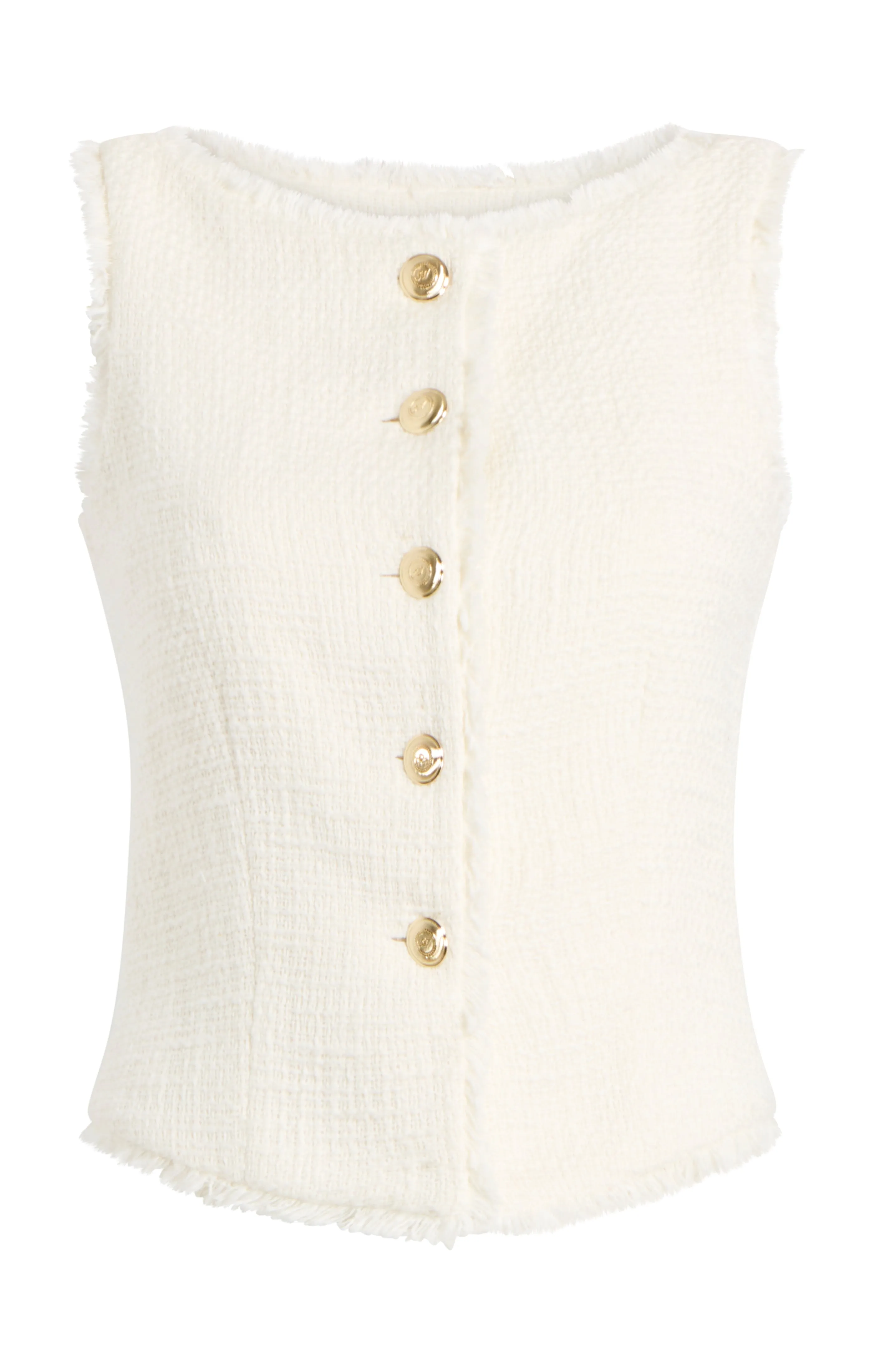 Boucle Camen Vest sold by cinq a sept