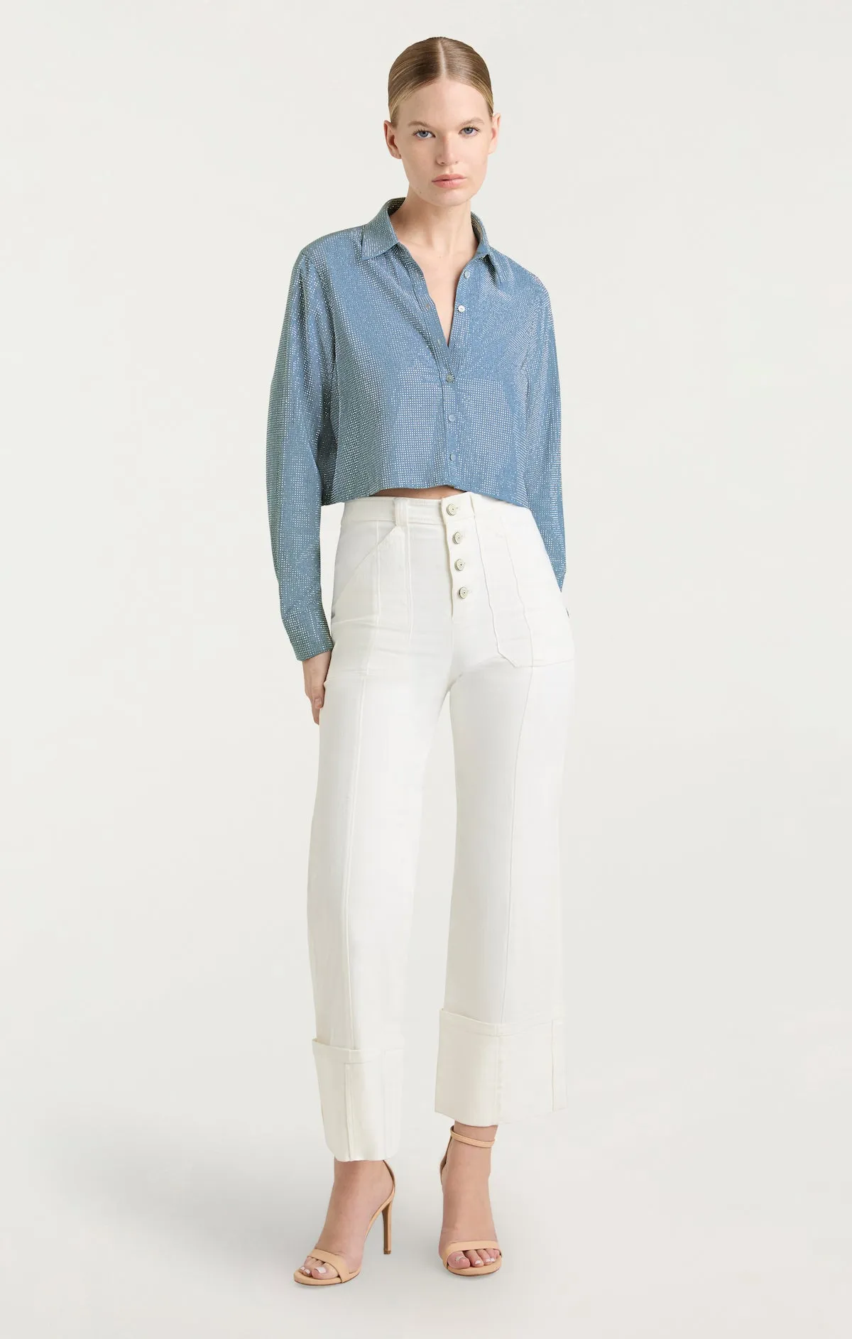 Chambray Heatset Patricia Top sold by cinq a sept product image thumbnail 2