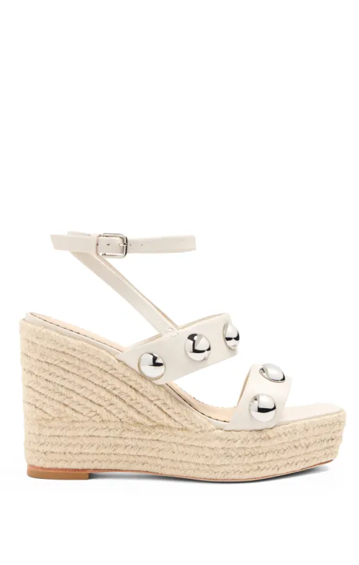 Georgia Studded Wedge Espadrille made by cinq a sept