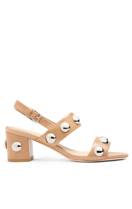 Gemma Studded Block Heel Sandal sold by cinq a sept