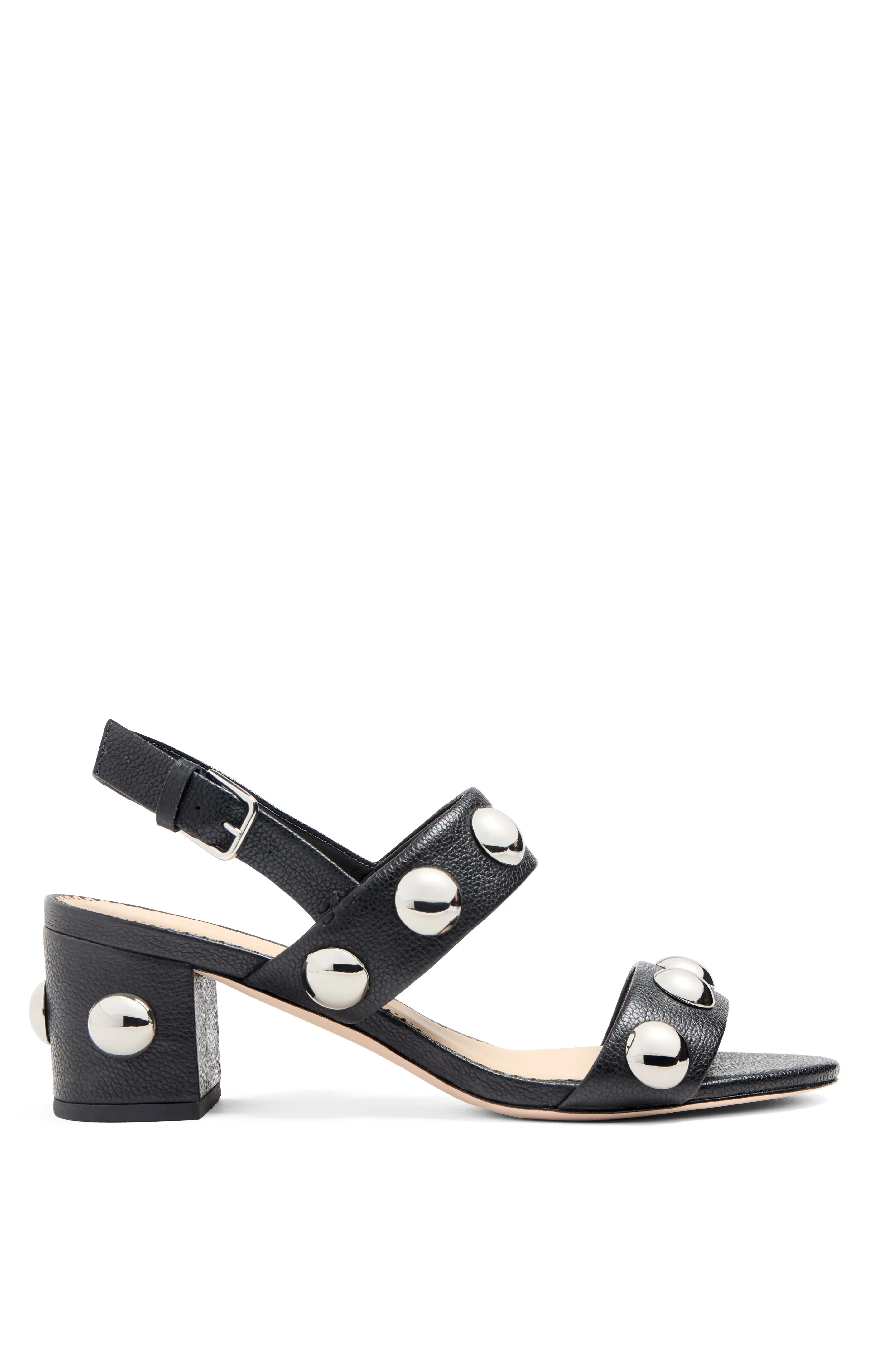 Gemma Studded Block Heel Sandal sold by cinq a sept