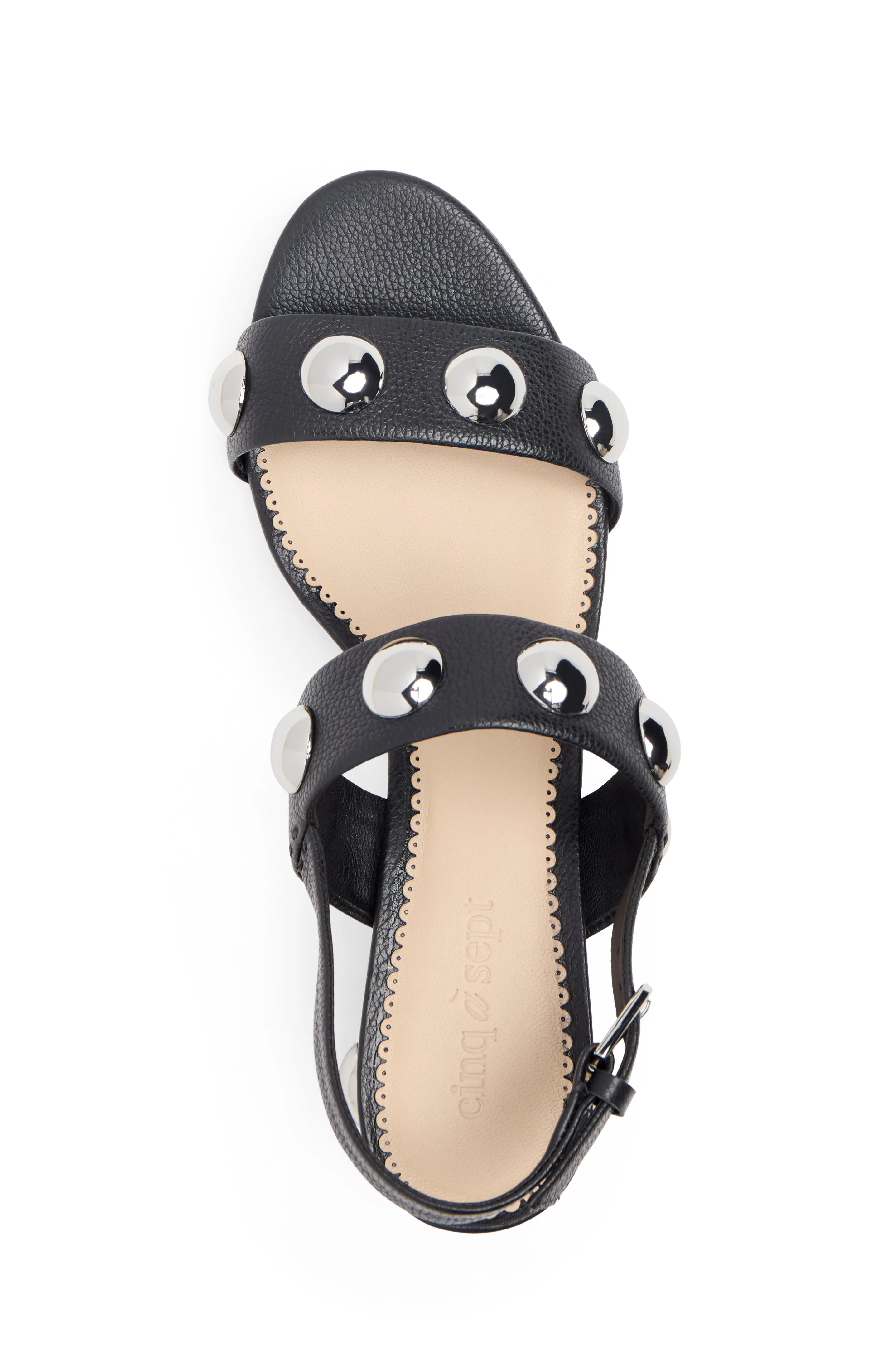 Gemma Studded Block Heel Sandal sold by cinq a sept product image thumbnail 2