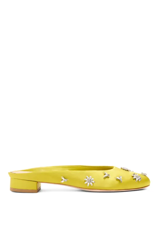 Callie Satin Mule sold by cinq a sept