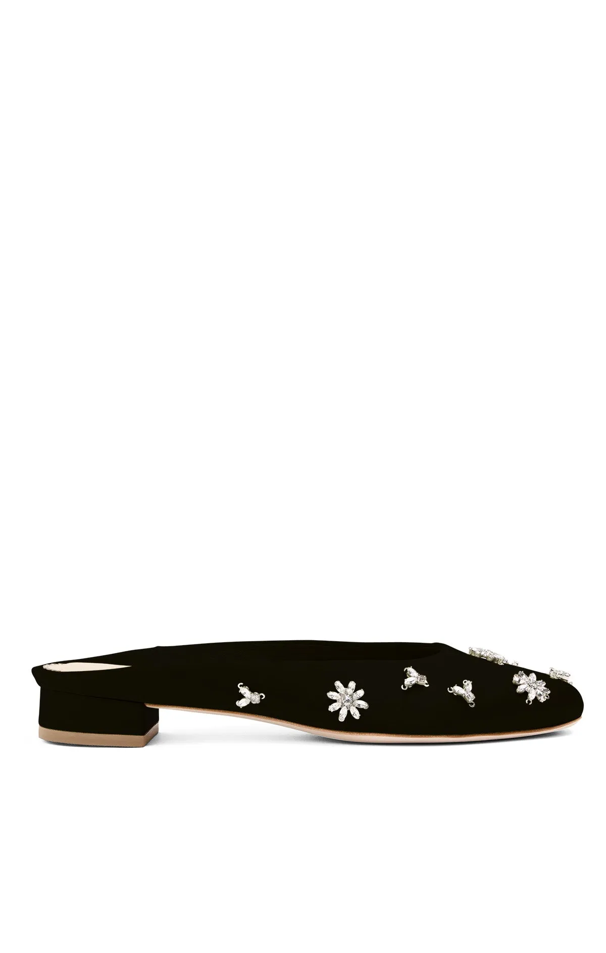 Callie Satin Mule sold by cinq a sept